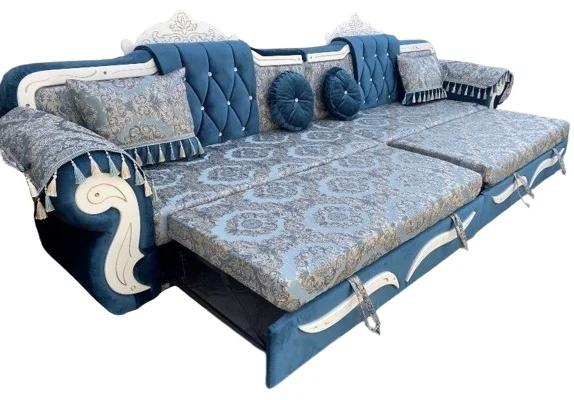Диван Айбын Сomfort Шах 400 велюр 100x400x85см серо-голубой купить,470800