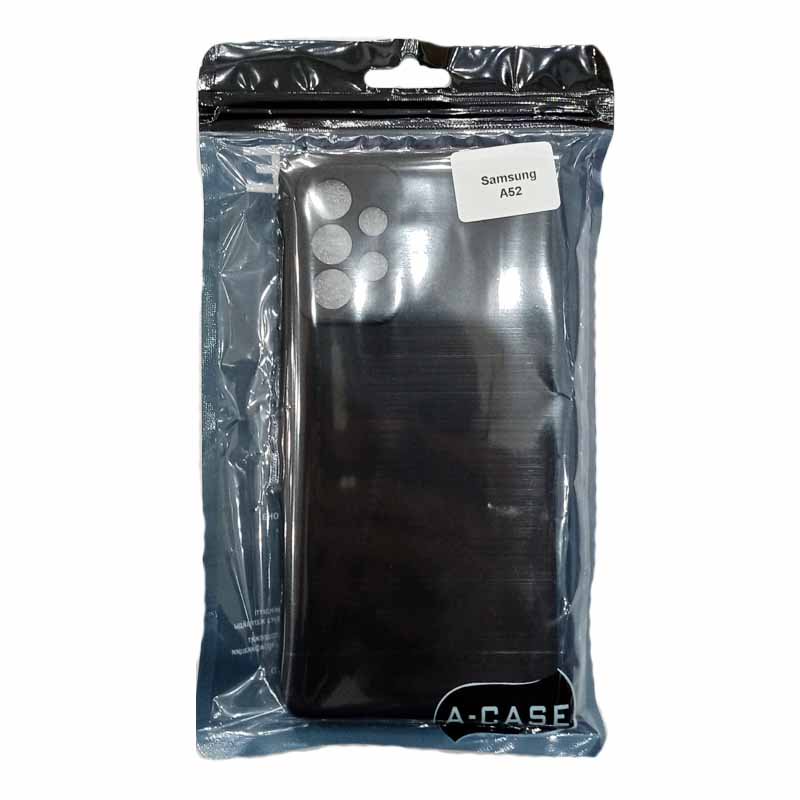Чехол A-Case Silicon Case для Samsung A52 черный купить,NaN