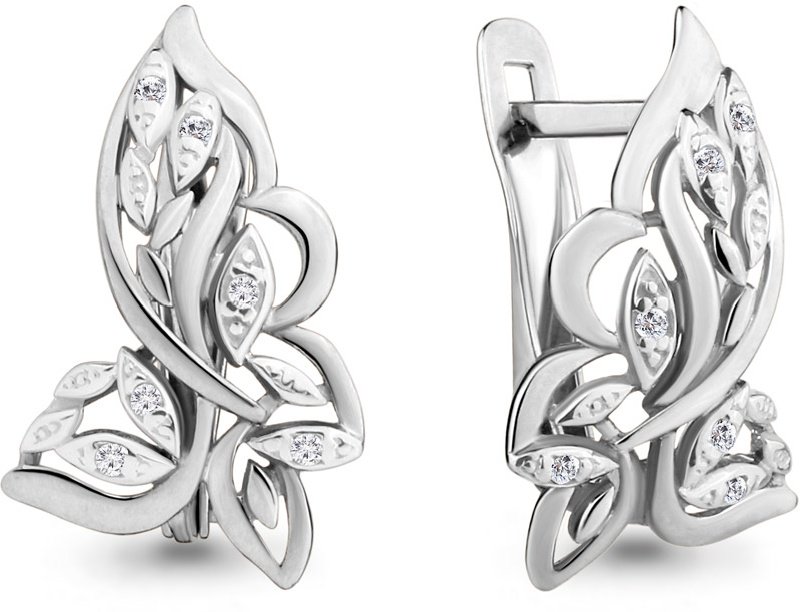Серьги Aquamarine 46503А купить,NaN