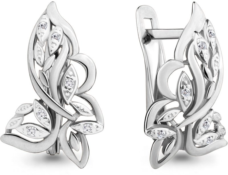 Серьги Aquamarine 46503А купить,NaN