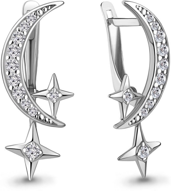 Серьги Aquamarine 49422А купить,NaN