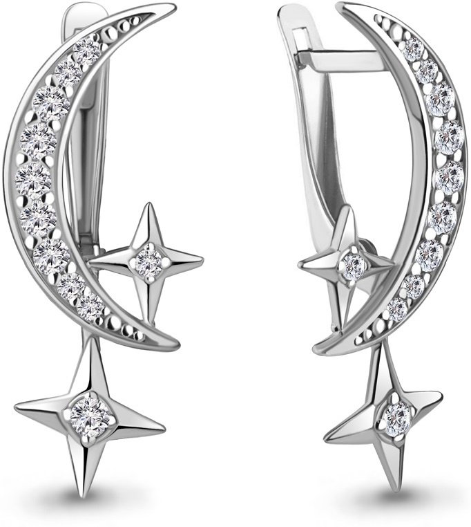 Серьги Aquamarine 49422А купить,NaN