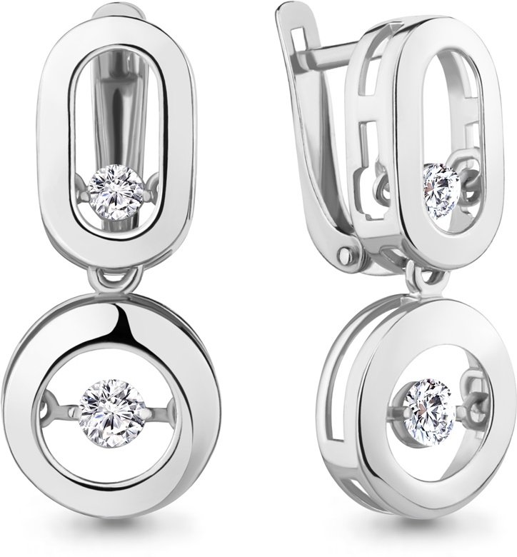 Серьги Aquamarine 46184А купить,NaN