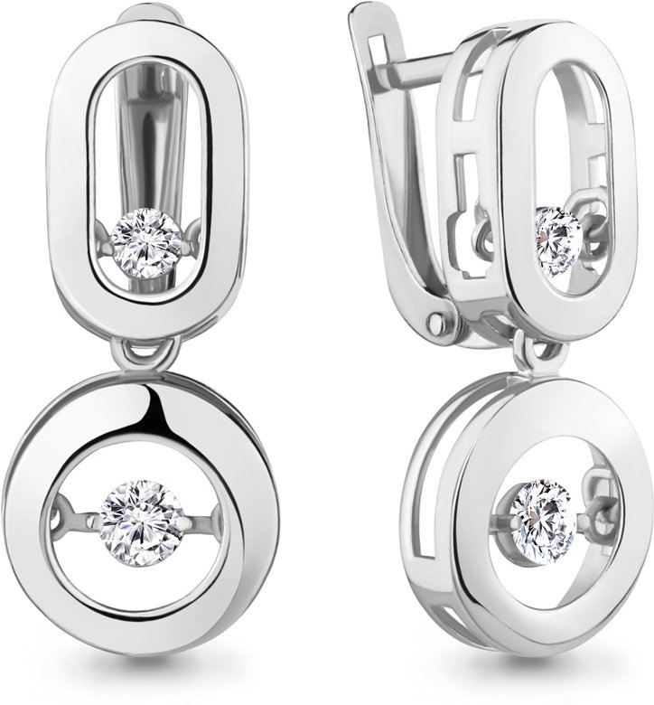 Серьги Aquamarine 46184А купить,NaN