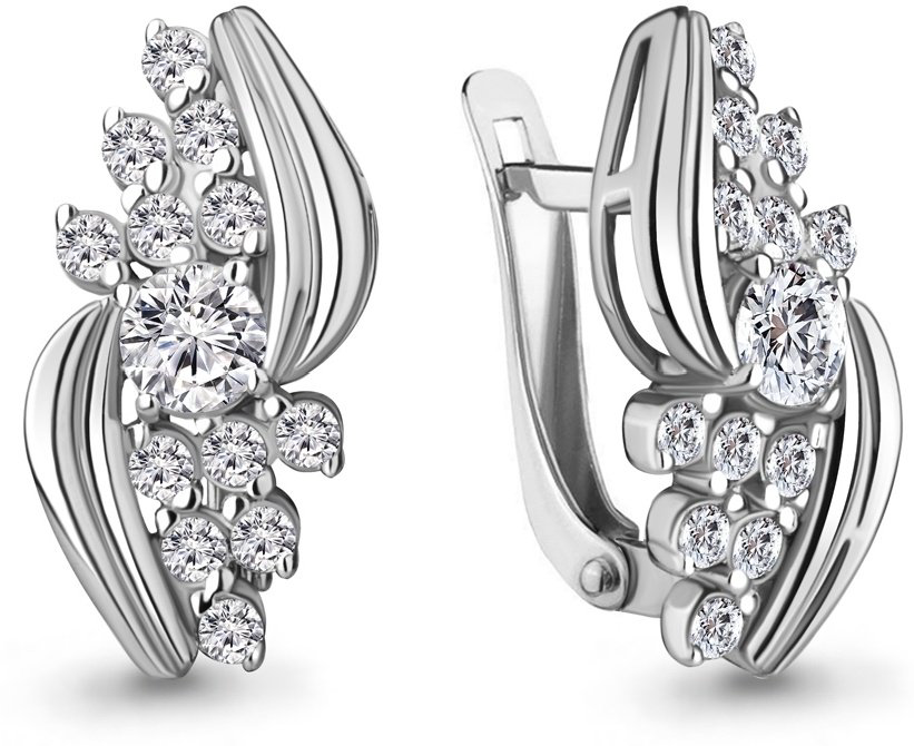 Серьги Aquamarine 49272А купить,NaN