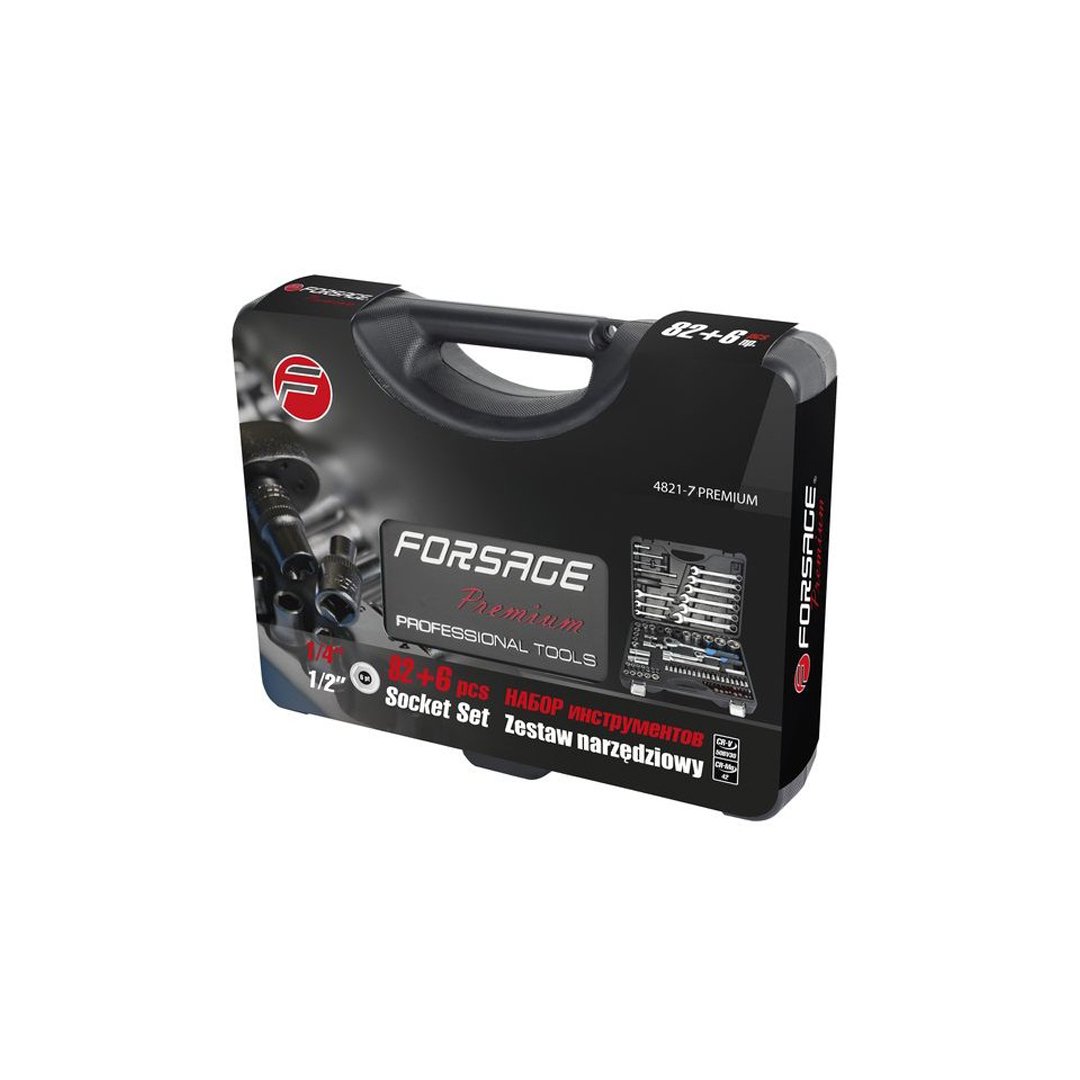 Набор инструментов Forsage F-4821-7 Premium 82+6 предметов купить,0