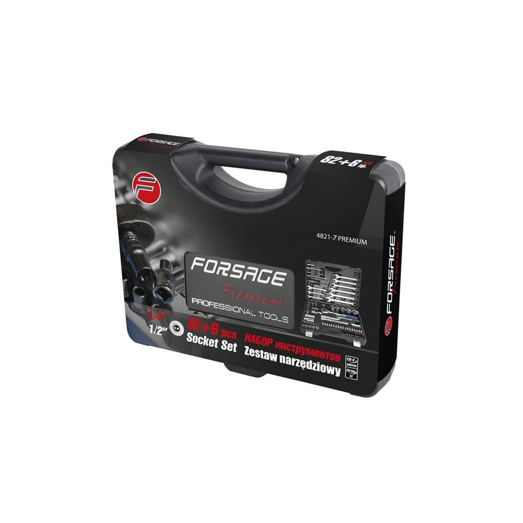 Набор инструментов Forsage F-4821-7 Premium 82+6 предметов купить,NaN