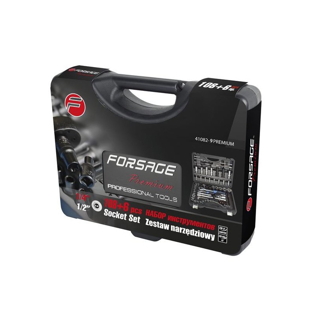 Набор инструментов Forsage F-41082-9 Premium 108+6 предметов купить,NaN