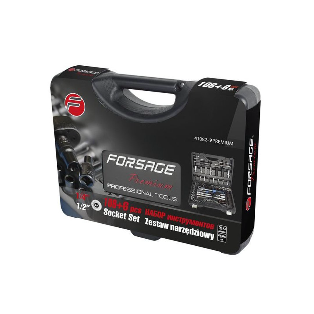 Набор инструментов Forsage F-41082-9 Premium 108+6 предметов купить,NaN
