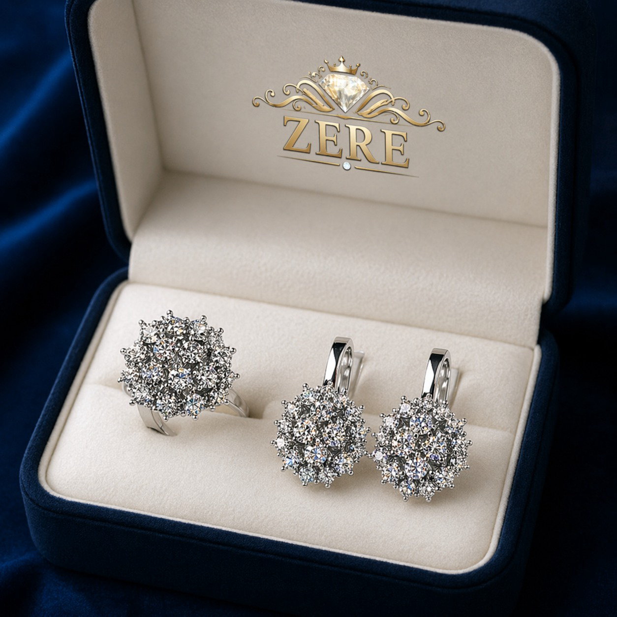 Комплект Zere ZR050404 серебро 9.7гр 19р купить,29000