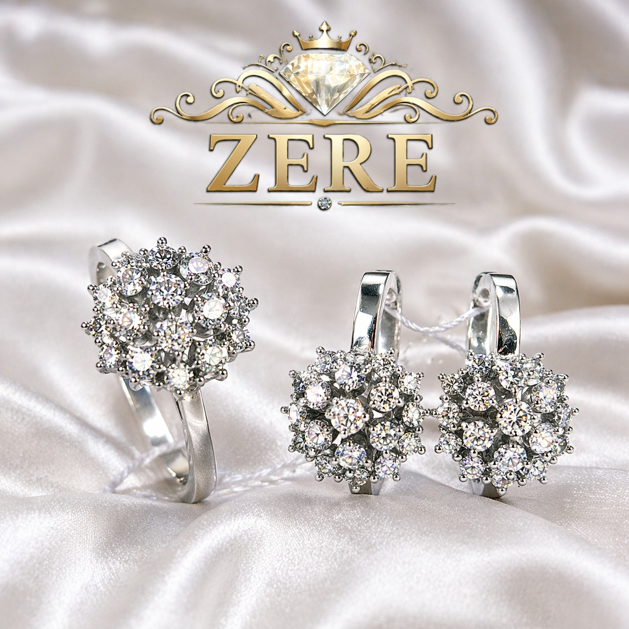 Комплект Zere ZR050404 серебро 9.7гр 19р купить,29000