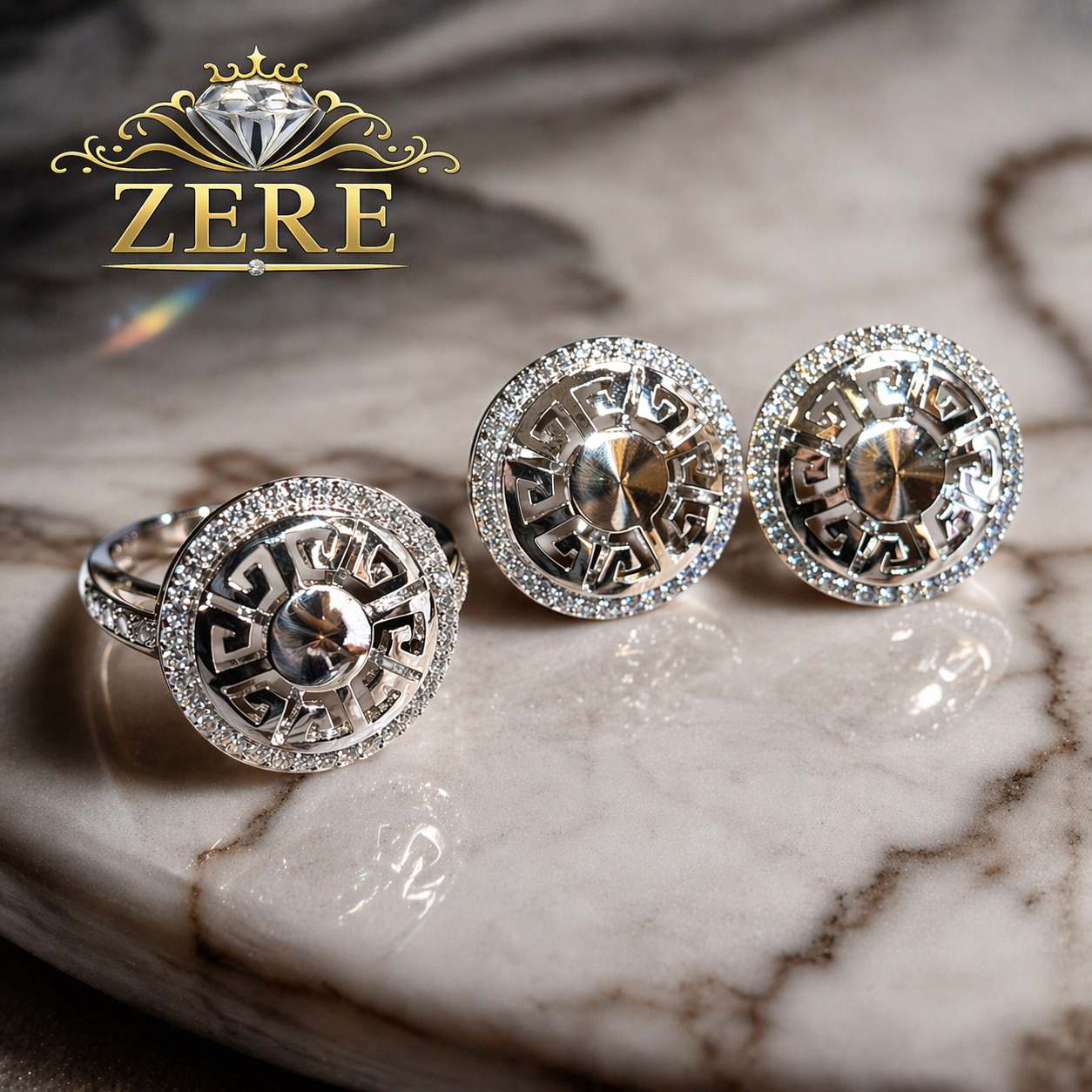 Комплект Zere ZR050412 серебро 8.5гр 19р купить,38090
