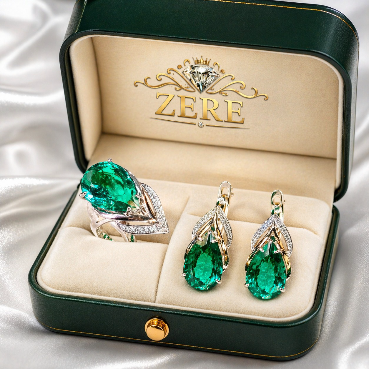 Комплект Zere ZR050406 серебро 15.0гр 19р купить,43100