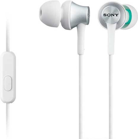 Наушники Sony MDREX450APW.CE7 белые купить,NaN
