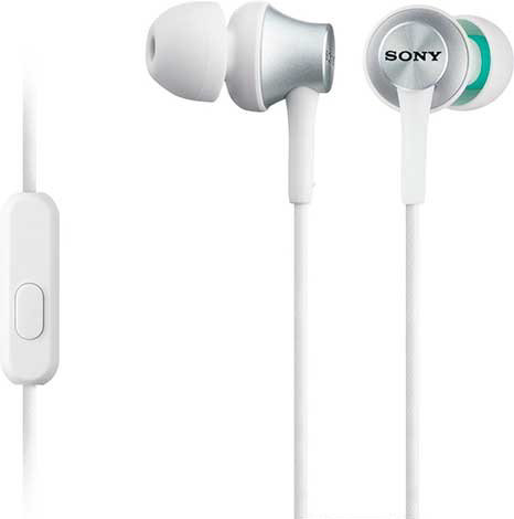 Наушники Sony MDREX450APW.CE7 белые купить,NaN