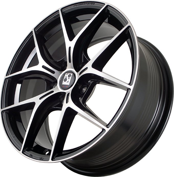 Комплект дисков KoKo FF006 R19х8,5 5x112 D66.45 ET35 gloss black + maching face
