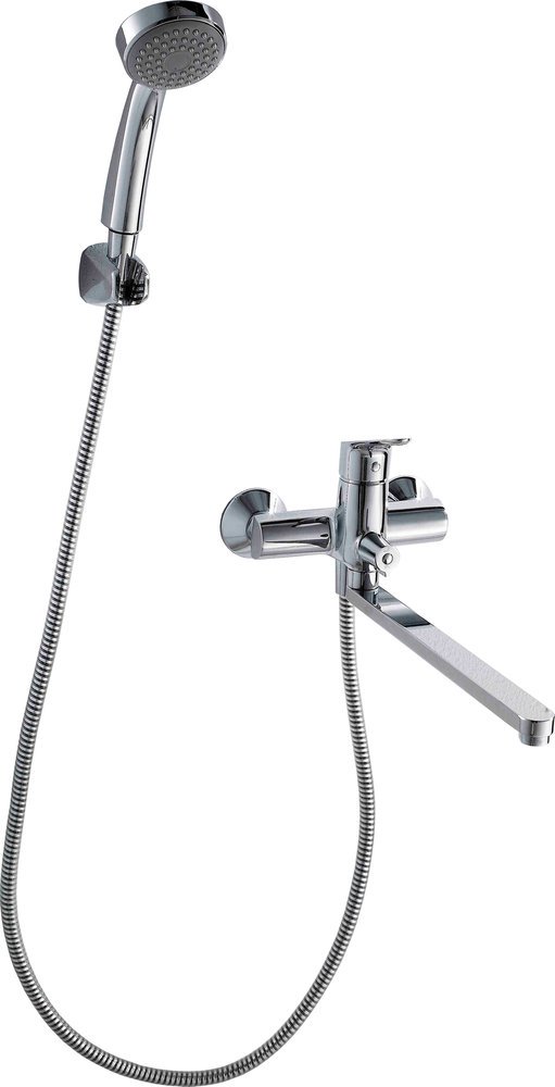 Смеситель Bravat Drop F64898C-LB хром купить,NaN