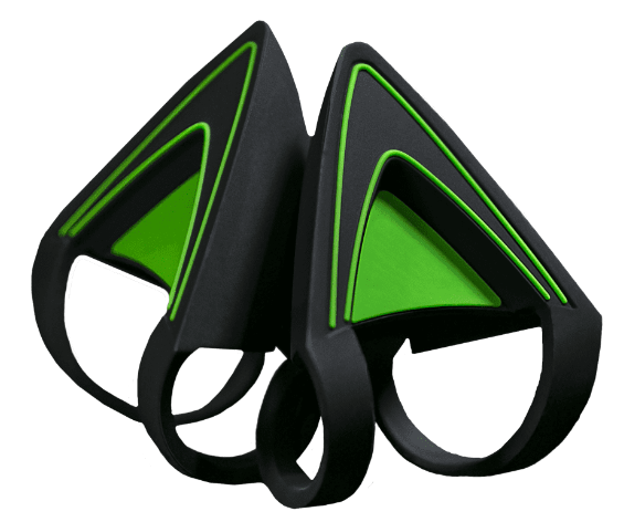 Накладные кошачьи ушки для гарнитуры Razer Kitty Ears for Kraken Green RC21-01140200-W3M1