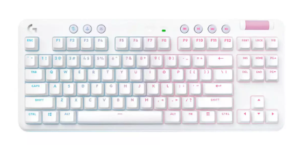 Клавиатура Logitech G715 TKL Lightspeed 920-010464 белая