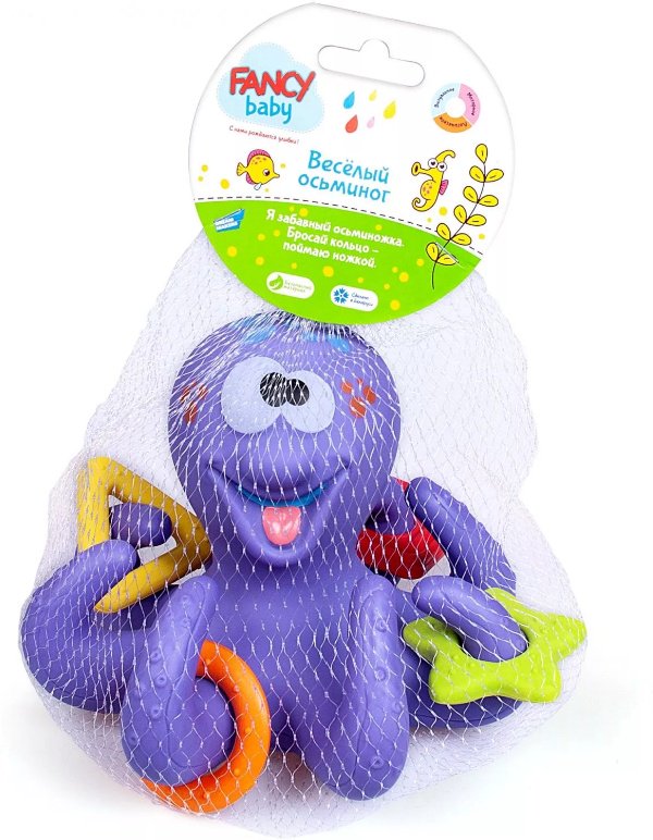 Игрушка для ванны Fancy Baby Осьминог BATH4  купить,0