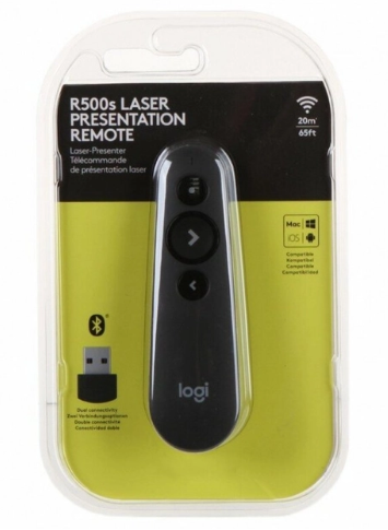 Презентер Logitech R500s 910-005843 черный купить,NaN
