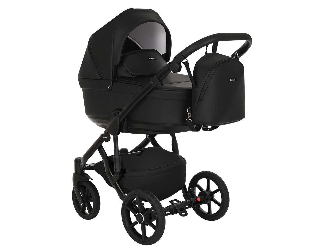 Коляска 2 в 1 Pituso Moon Luxury Black купить,NaN