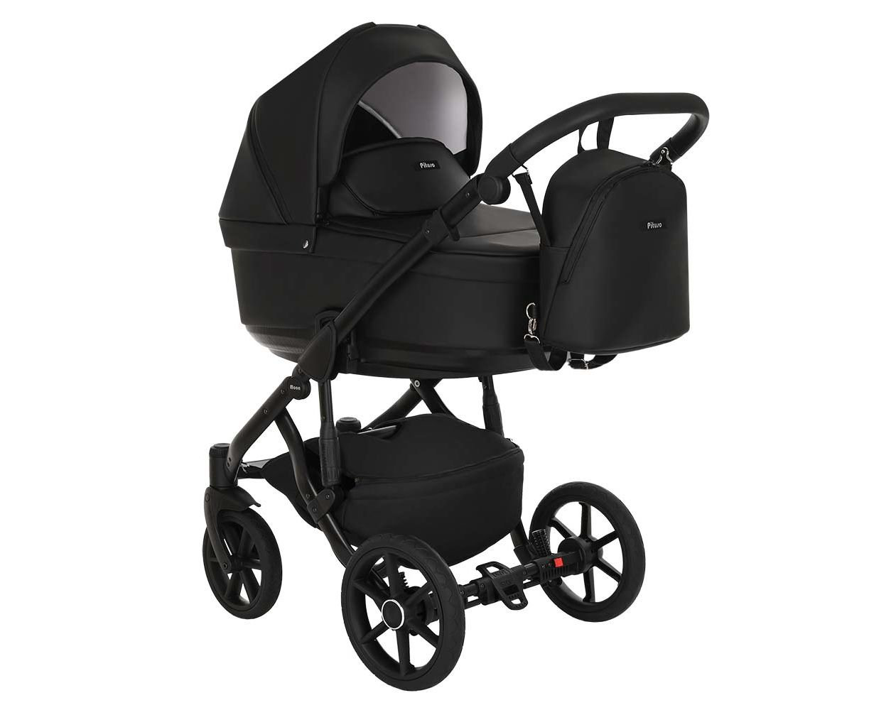 Коляска 2 в 1 Pituso Moon Luxury Black купить,NaN