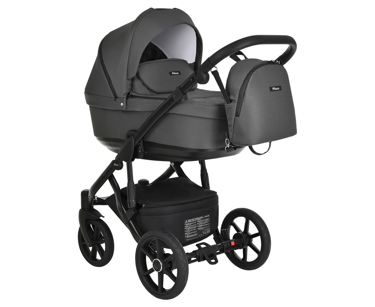 Коляска 2 в 1 Pituso Moon Luxury Dark Grey купить,NaN