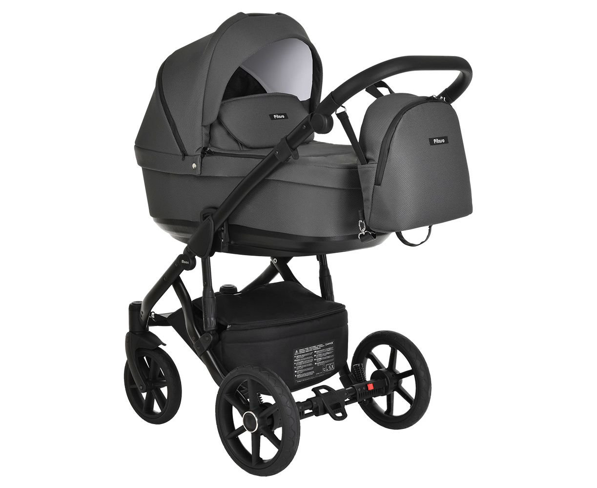 Коляска 2 в 1 Pituso Moon Luxury Dark Grey купить,NaN
