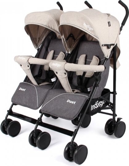 Коляска прогулочная Tomix Indigo Duet  Grey/Beige