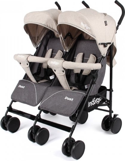 Коляска прогулочная Tomix Indigo Duet  Grey/Beige купить,NaN