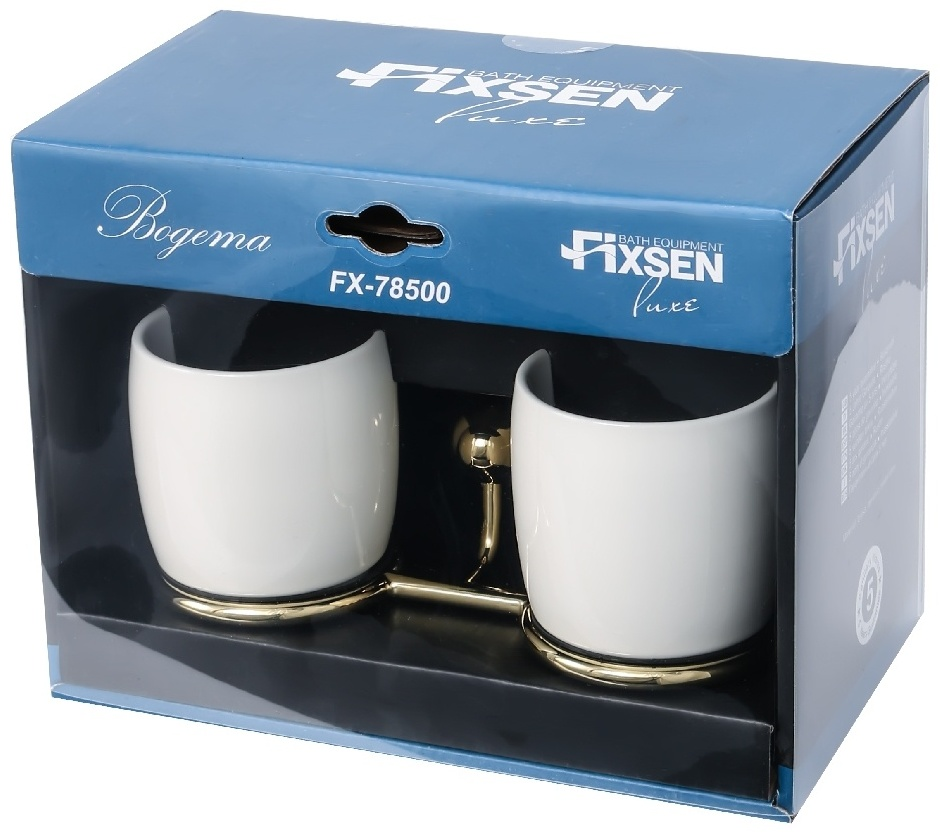 Подстаканник двойной Fixsen Gold bogema FX-78507G 8шт купить,22260