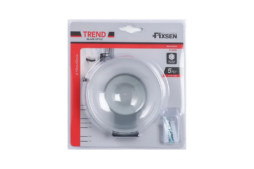 Мыльница стекло Fixsen Trend FX-97808 черный