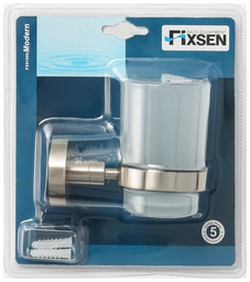 Стакан для зубных щеток Fixsen Modern FX-51506 хром
