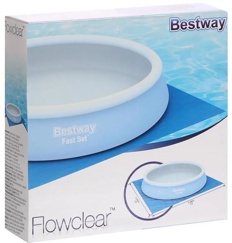 Подложка для бассейна Bestway 58002 396x396 см синяя - ForteMarket Подложка для бассейна Bestway 58002 396x396 см синяя купить,0