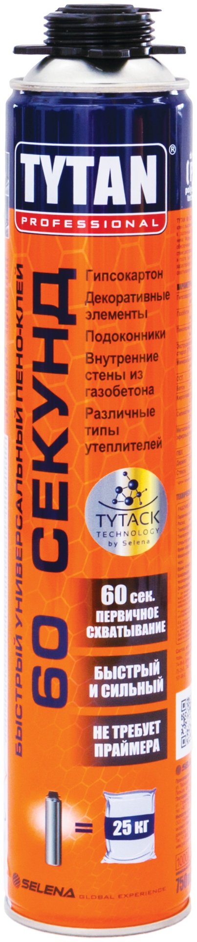 TYTAN клей-пена 60 секунд, 750 мл 1 шт