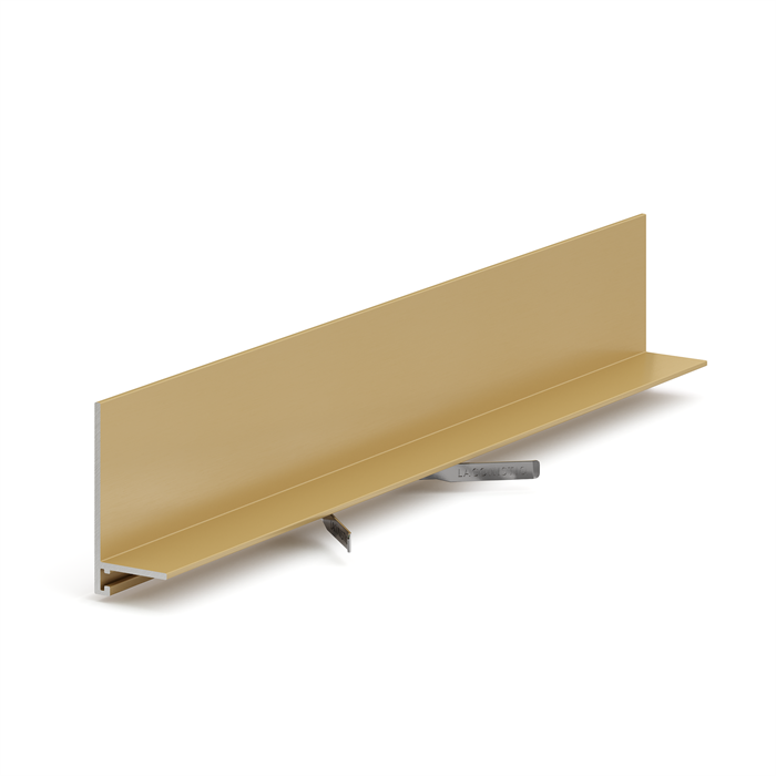Плинтус Laconistiq Micro-L MAX ПМЛМЗА 35.6х16.2х4.9х2450мм золотой купить,NaN