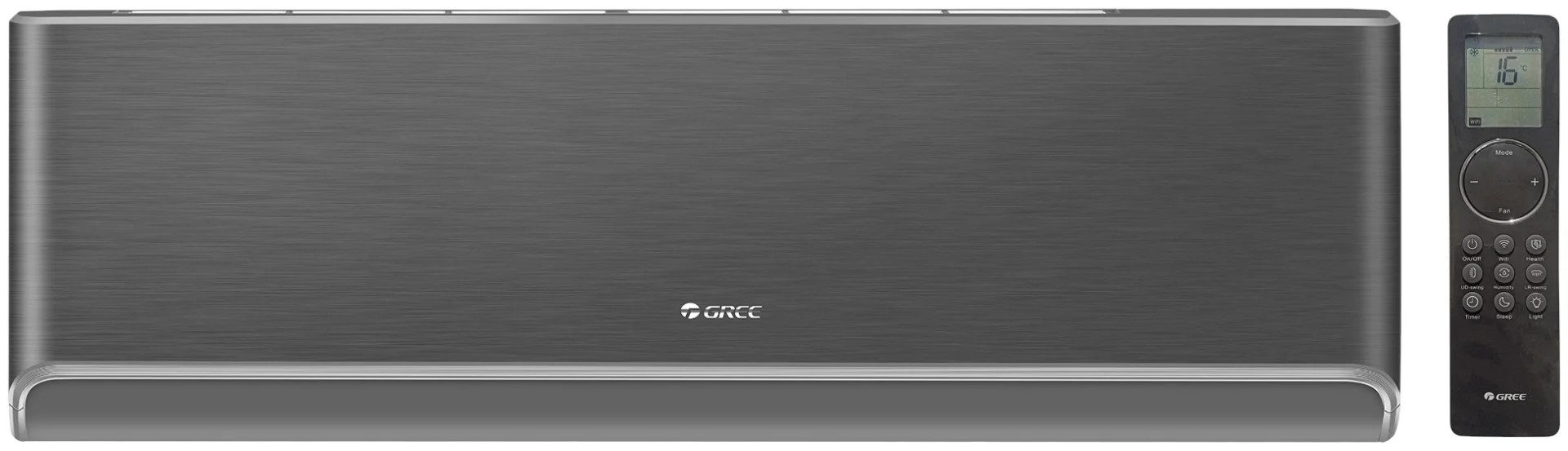 Кондиционер Gree-09 Airy Inverter R32 GWH09AVCXB-K6DNA1B серый купить,0