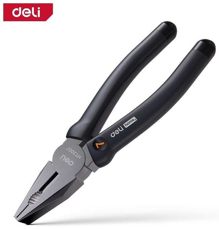 DELI плоскогубцы EHT2007 180 мм купить,NaN