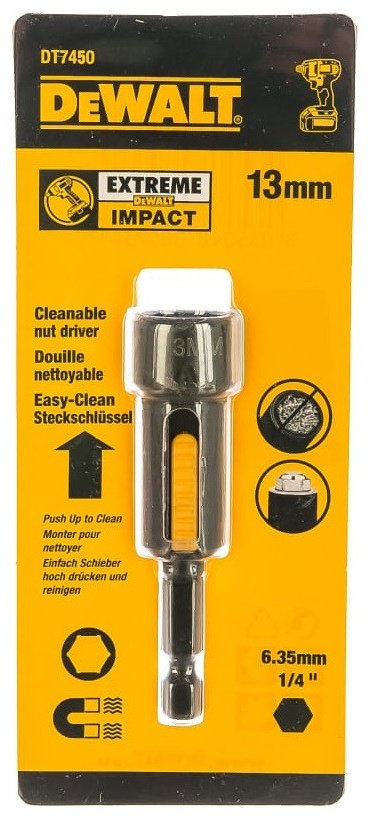 DeWALT торцевая головка 1/4 DT7450 1 шт купить,6843
