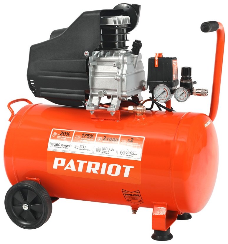 Компрессор масляный Patriot EURO 50-260, 8 бар купить,NaN