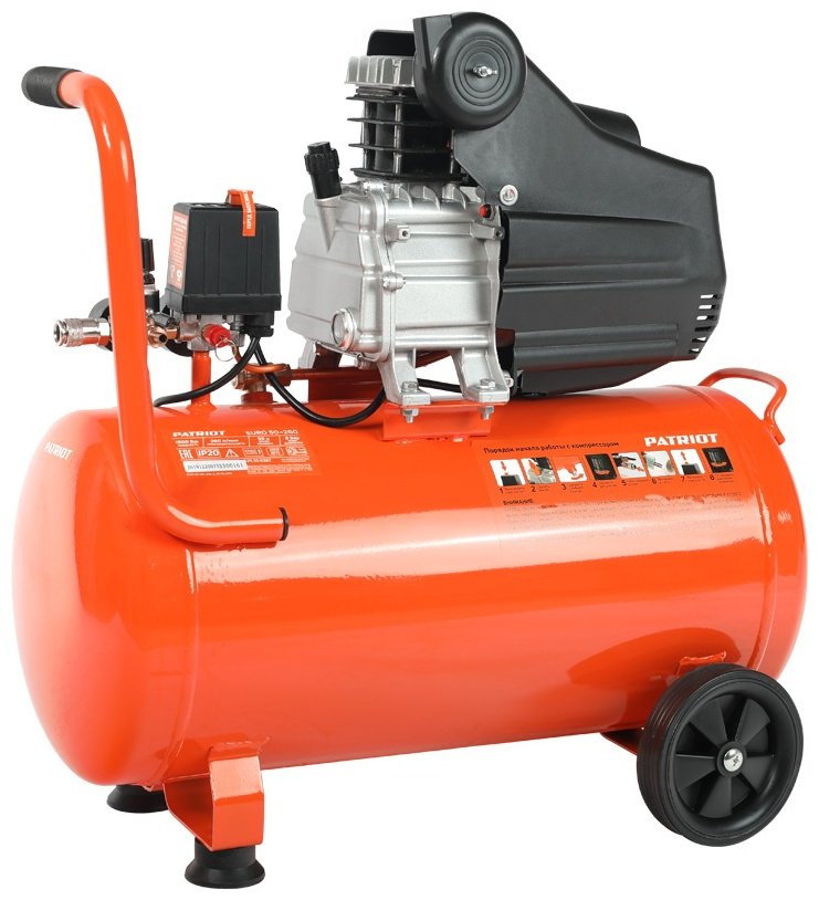 Компрессор масляный Patriot EURO 50-260, 8 бар купить,NaN