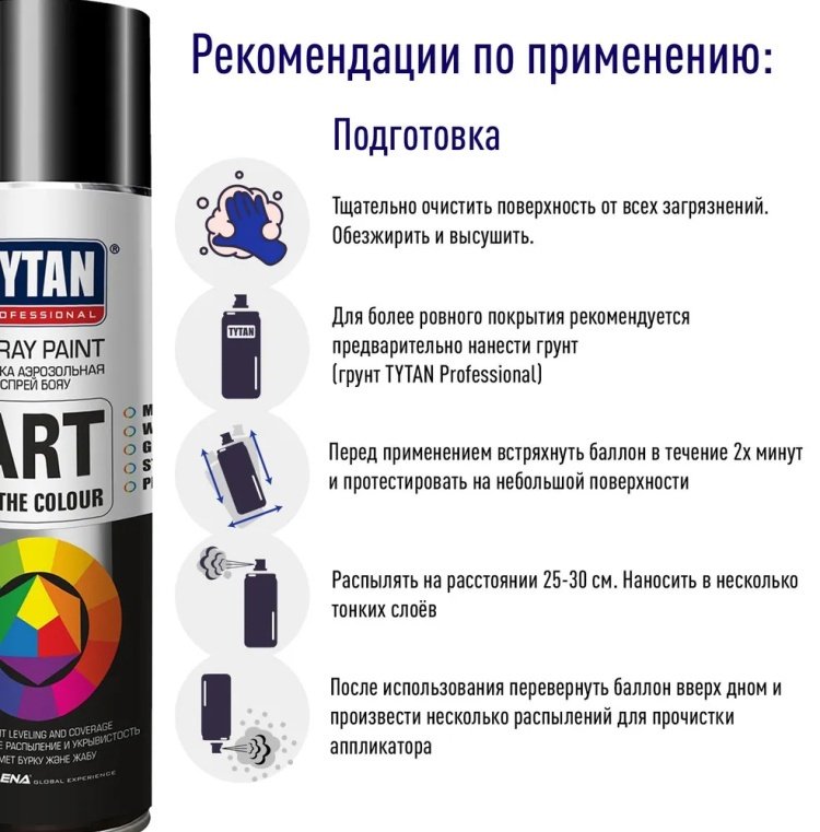 TYTAN краска ART OF THE COLOUR тон 7015 сланцево-серый, 400 мл купить,NaN