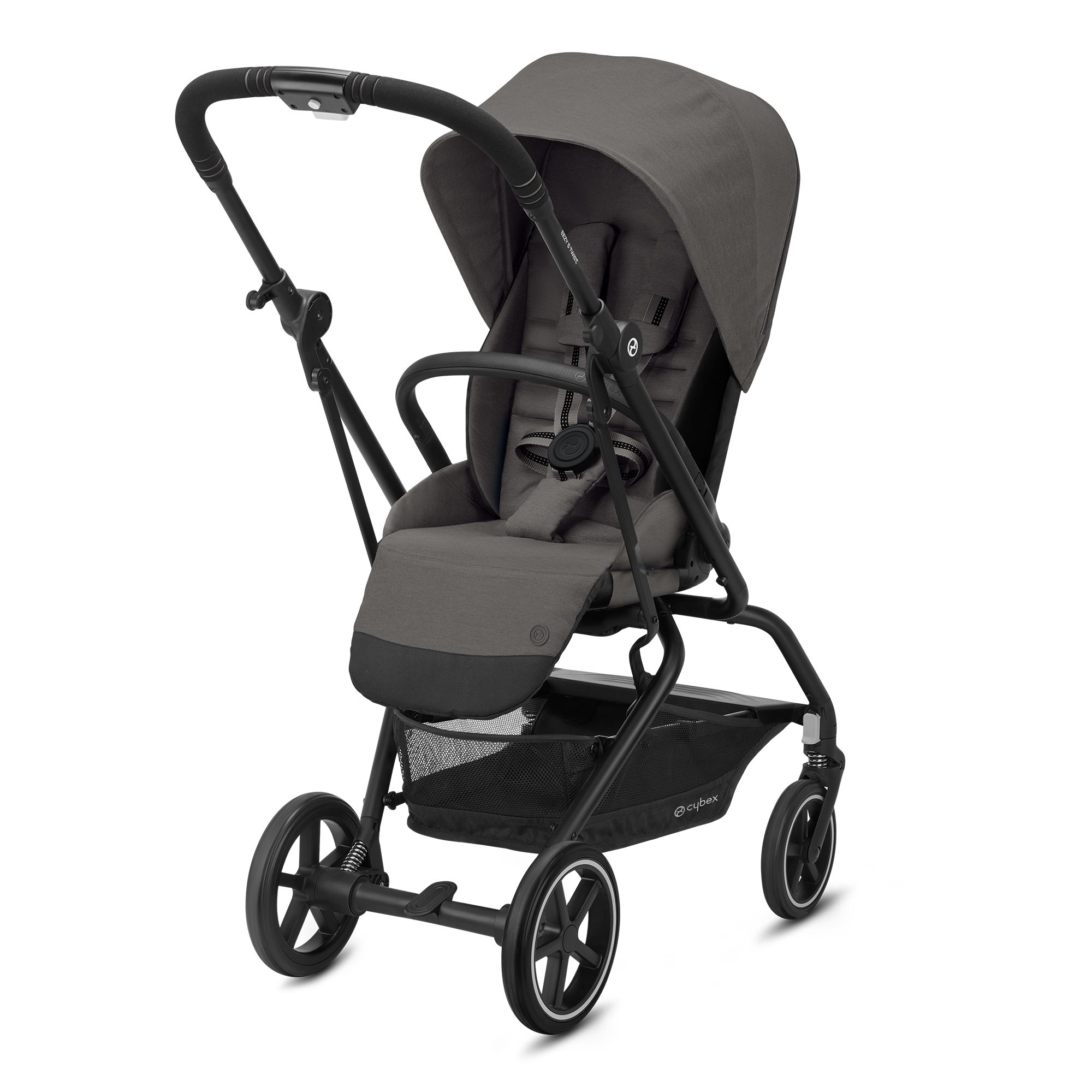 Коляска прогулочная Cybex Eezy S Twist+2 BLK Soho Grey  купить,NaN