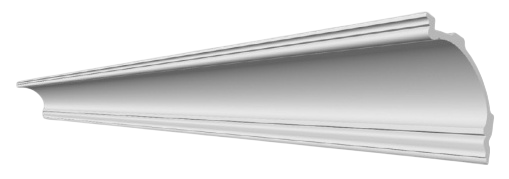 Потолочный плинтус Glanzepol GP-78 15.9x12.1x200см белый  купить,NaN