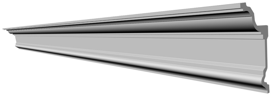 Потолочный плинтус Glanzepol GP80 8.9x17.9x200см белый купить,NaN