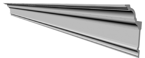 Потолочный плинтус Glanzepol GP-79 9.3x17.7x200см белый купить,NaN