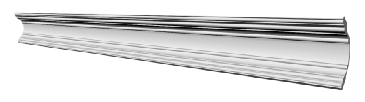 Потолочный плинтус Glanzepol GP-76 14.1x14.1x200см белый купить,NaN