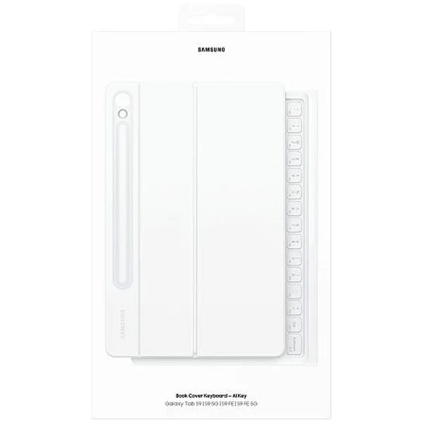 Чехол Samsung для планшета Samsung Galaxy Tab S9 Book Cover Keyboard AI Key EF-DX725UWRGRU White купить,0