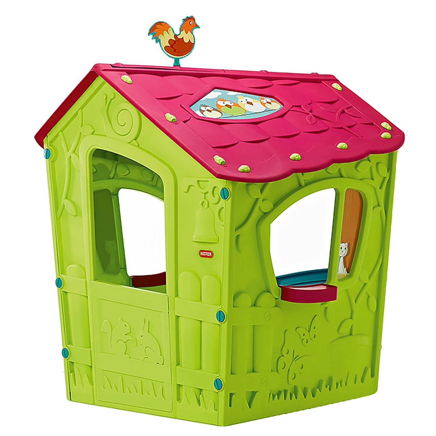 Игровой дом Keter Magic розово-зелёный  купить,NaN